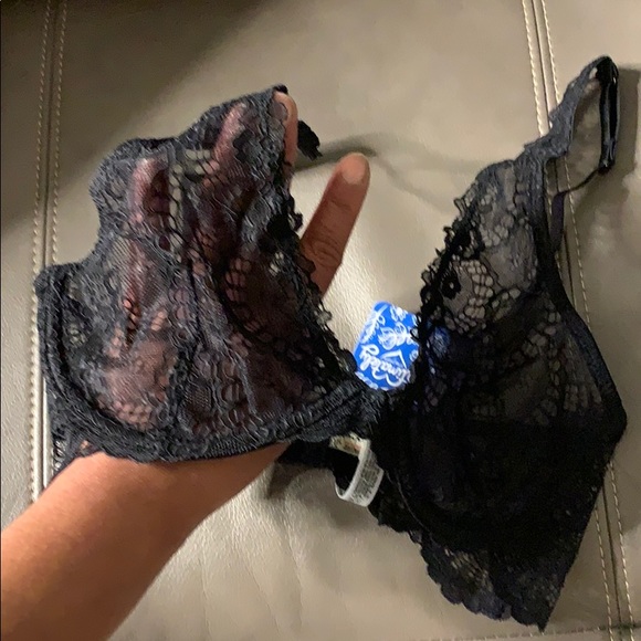 Free People Lace Underwire Plunge Bra - Picture 9 of 11